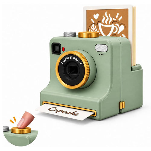 Latte Art Camera — Coffee Stencil Press