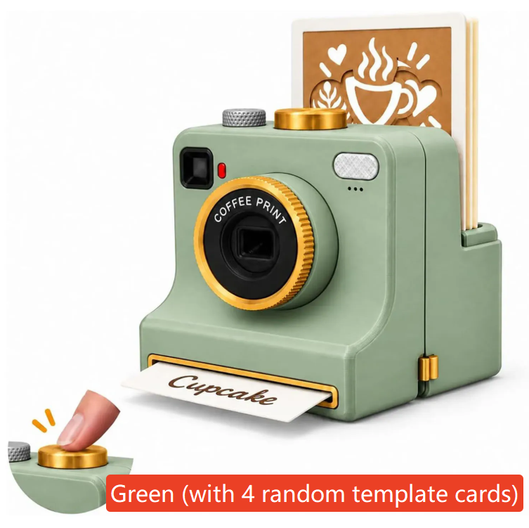 Latte Art Camera — Coffee Stencil Press