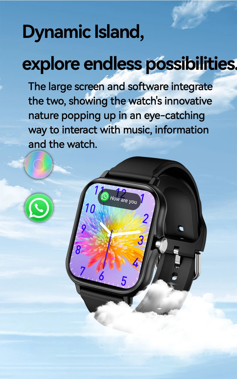 LAXASFIT 2026 New Y13 Pro Max Smart Watch Gift Full Touch Screen Sports Fitness Watch Bluetooth Talk Digital Smartwatch