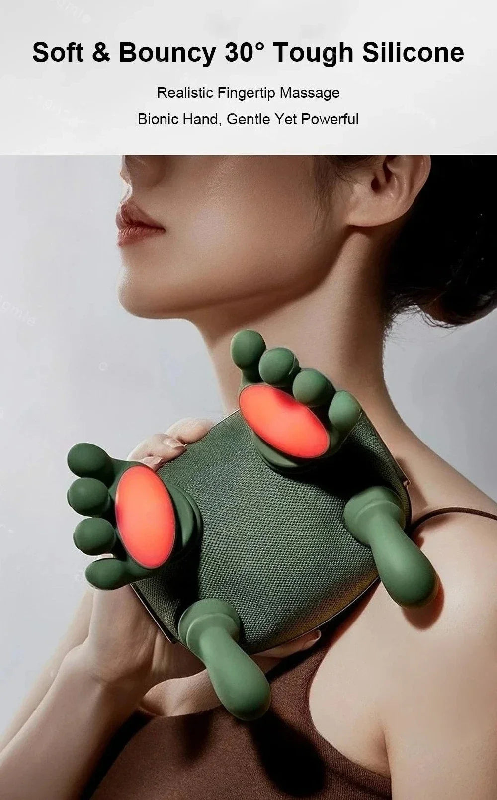 Household trapezius muscle massager, kneading shoulder and neck, relaxing neck and shoulder, multi-function massage