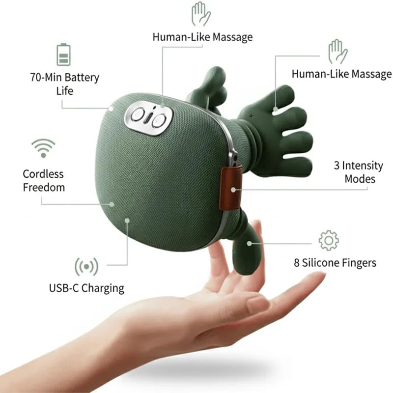 Household trapezius muscle massager, kneading shoulder and neck, relaxing neck and shoulder, multi-function massage