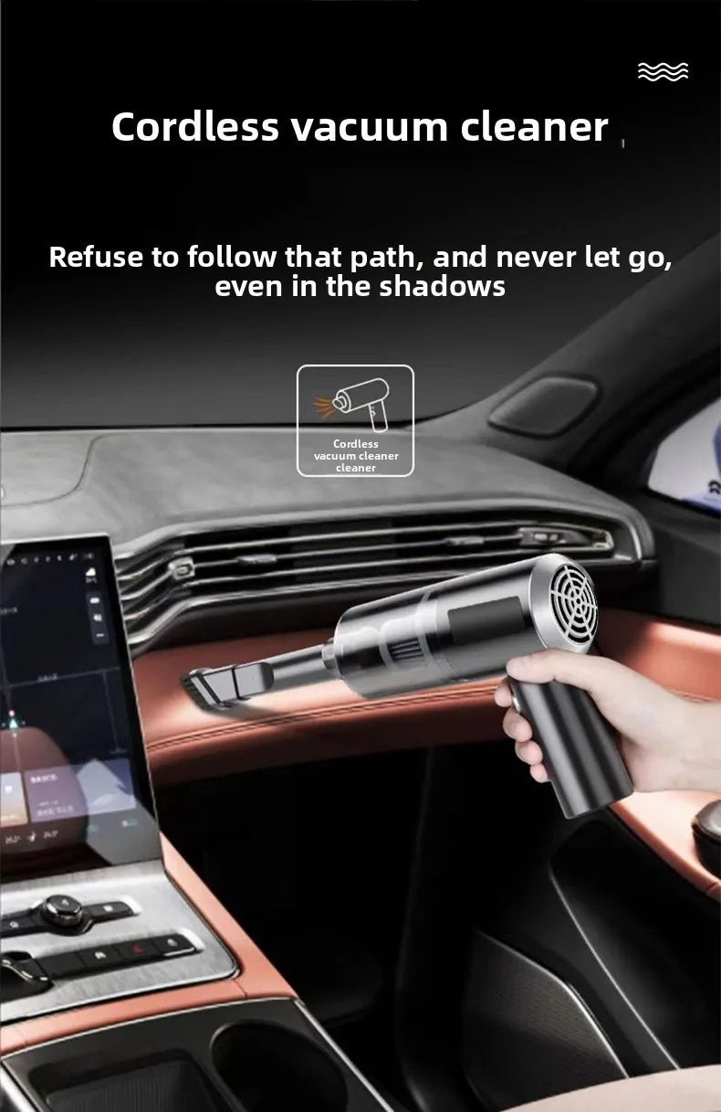 New wireless car, household handheld, small, multi-functional, portable, car mounted, high-power blowing and suction dual-use va