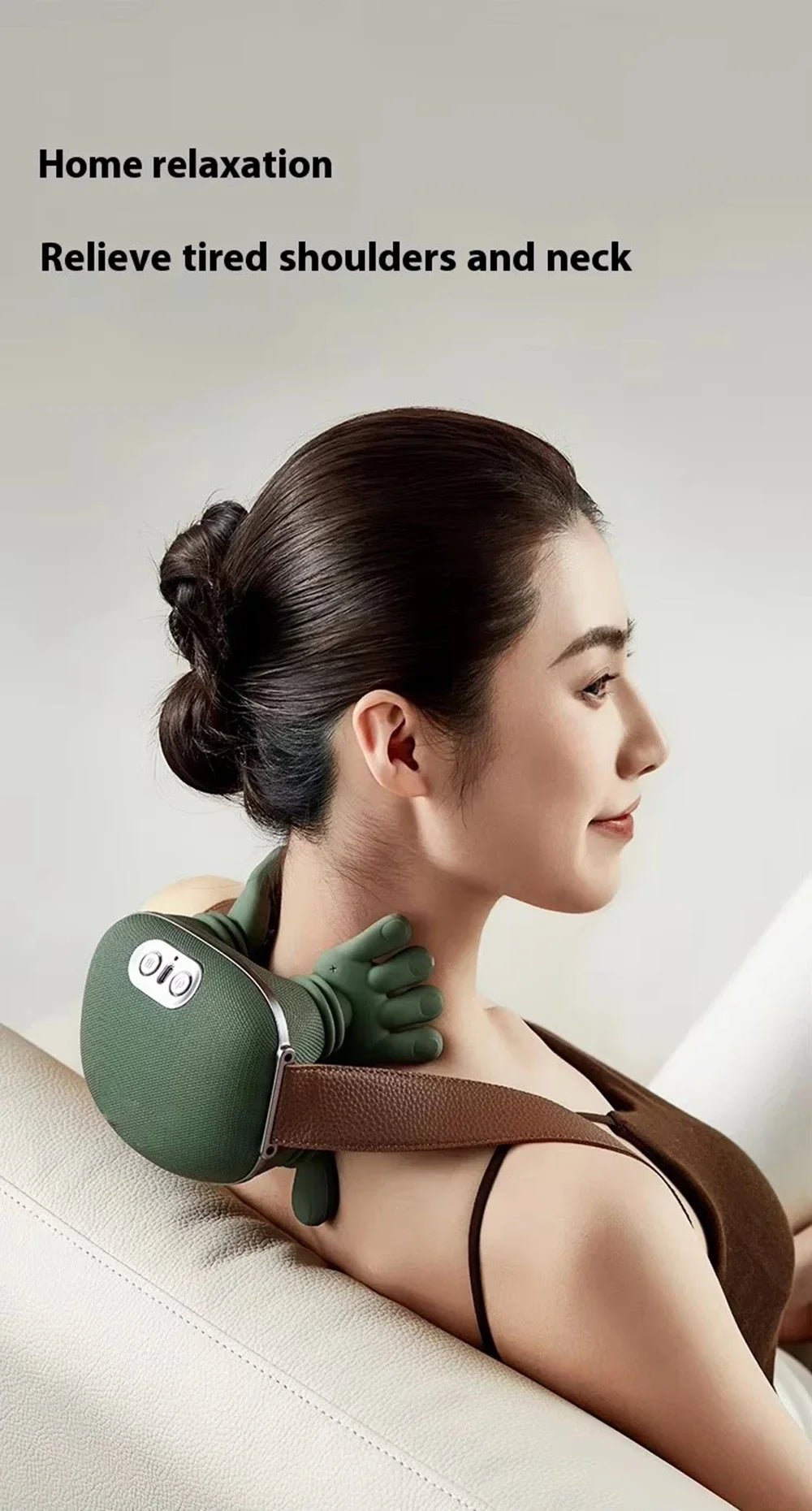 Household trapezius muscle massager, kneading shoulder and neck, relaxing neck and shoulder, multi-function massage