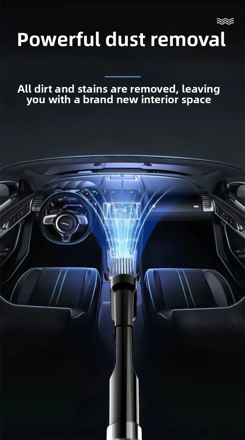 New wireless car, household handheld, small, multi-functional, portable, car mounted, high-power blowing and suction dual-use va