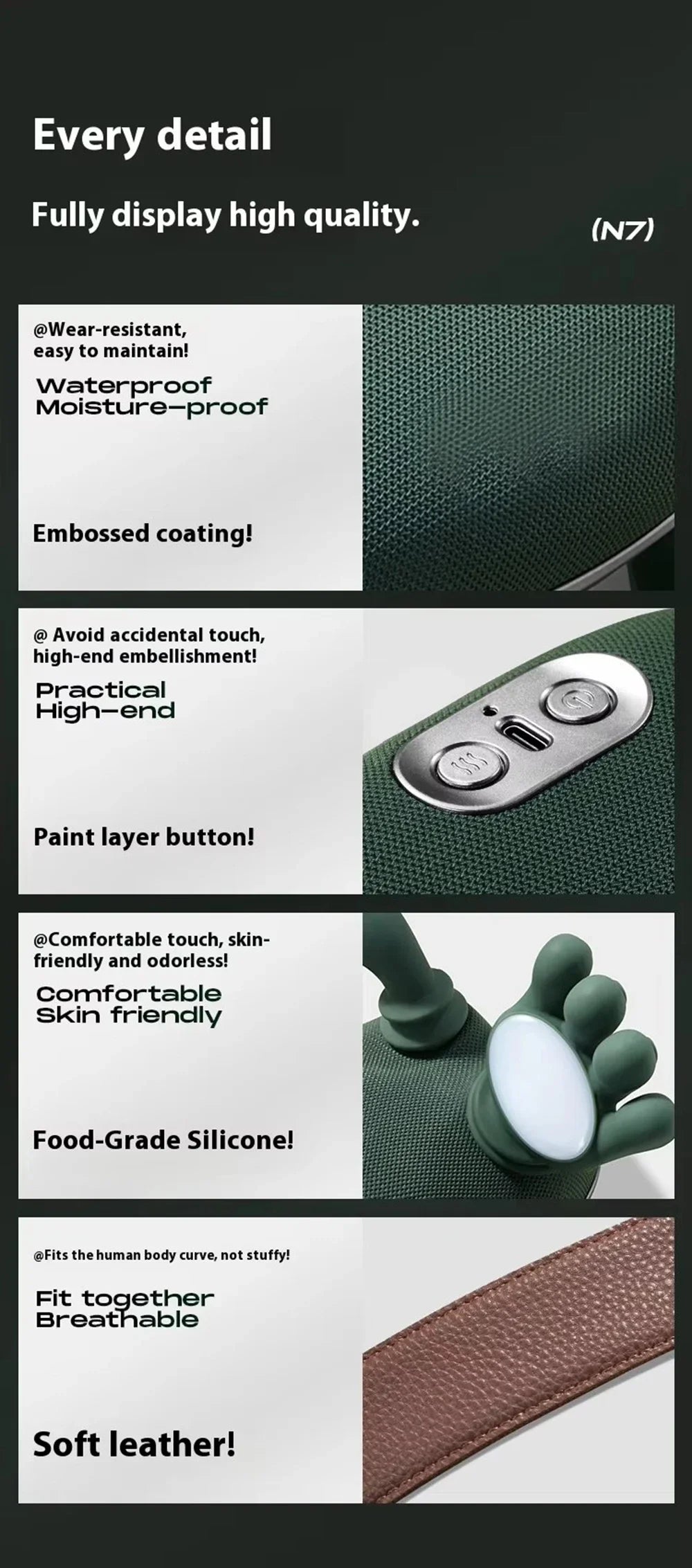 Household trapezius muscle massager, kneading shoulder and neck, relaxing neck and shoulder, multi-function massage