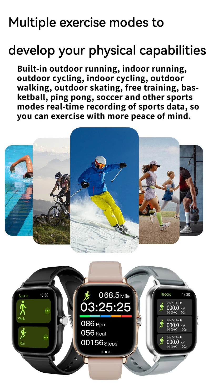 LAXASFIT 2026 New Y13 Pro Max Smart Watch Gift Full Touch Screen Sports Fitness Watch Bluetooth Talk Digital Smartwatch