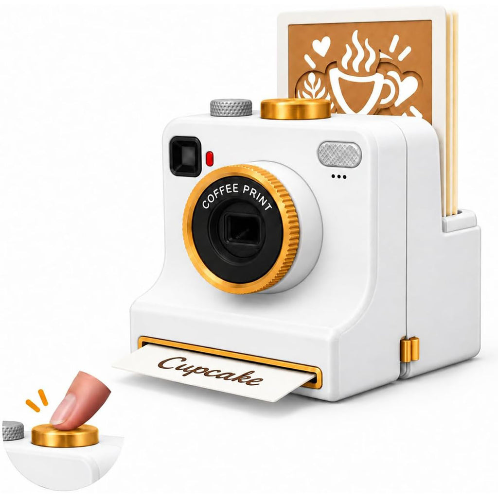 Latte Art Camera — Coffee Stencil Press